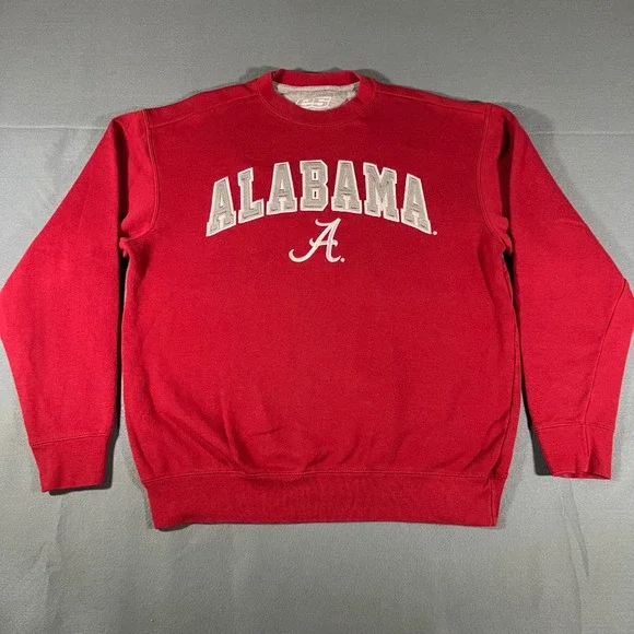 Alabama Crimson Tide NCAA College Sweatshirt Crewneck Red Size M - Picture 1 of 6